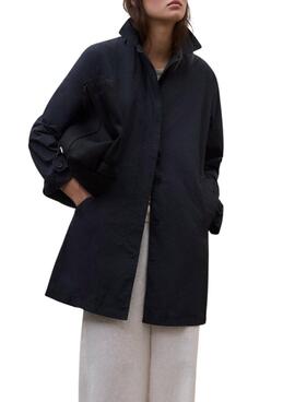 Ecoalf Packable Verne Marine Trenchcoat für Damen.