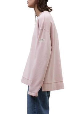 Ecoalf Ankara Damen Sweatshirt in Rosa