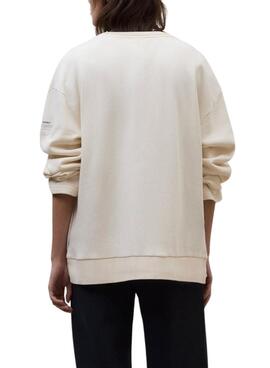 Sweatshirt Ecoalf Ankara beige für Damen