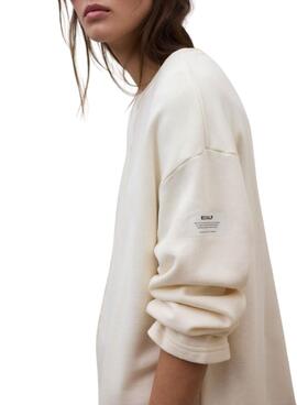 Sweatshirt Ecoalf Ankara beige für Damen