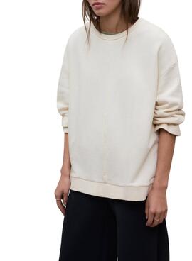 Sweatshirt Ecoalf Ankara beige für Damen