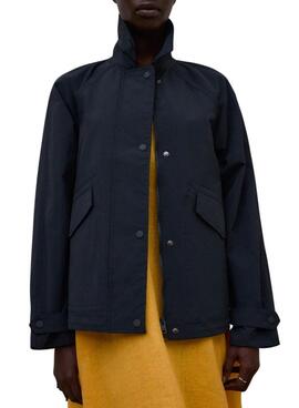 Jacke Ecoalf Major Marine für Damen