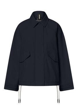 Jacke Ecoalf Major Marine für Damen