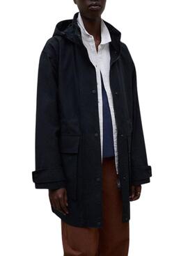 Jacke Ecoalf Cova marineblau für Damen