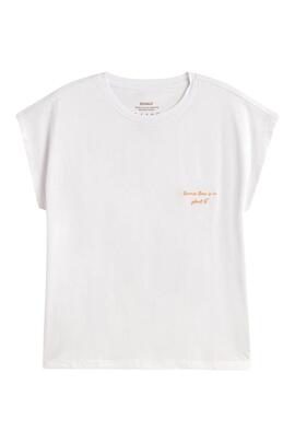 T-Shirt Ecoalf Namur weiß für Damen