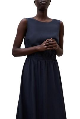 Kleid Ecoalf Vittoria Marine für Frauen.