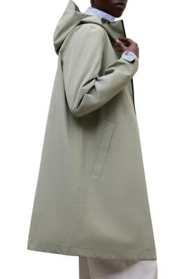 Regenmantel Ecoalf Neve grün für Damen.