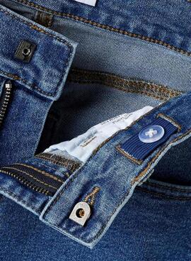 Hose Name It Frose Wide Leg in mittelblau für Mädchen.