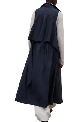 Kleid Ecoalf Chiara marineblau für Damen