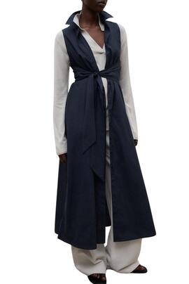 Kleid Ecoalf Chiara marineblau für Damen