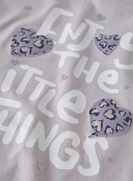 T-shirt Name It Bearta in Himbeerfarben für Mädchen