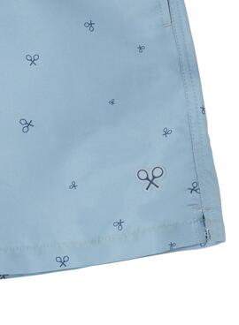 Badehose Silbon Schläger hellblau für Herren