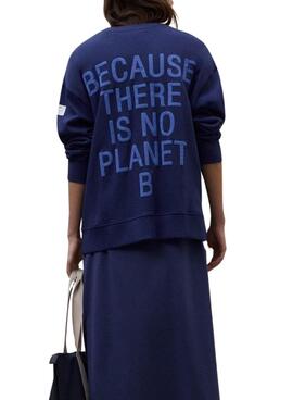 Ecoalf Storm Hoodie in blau für Damen