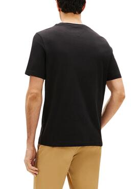 T-Shirt Tommy Hilfiger Brand Love schwarz für Herren