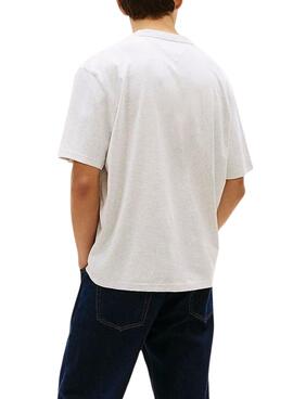 Tommy Jeans 90s Graues T-Shirt für Herren