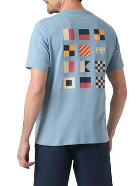 T-Shirt Helly Hansen Shoreline blau für Herren