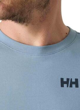 T-Shirt Helly Hansen Shoreline blau für Herren