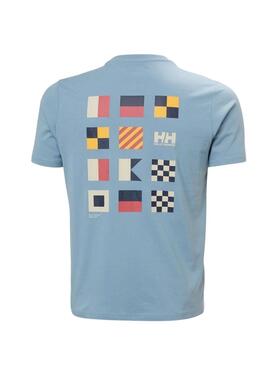 T-Shirt Helly Hansen Shoreline blau für Herren
