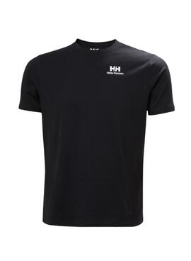 T-Shirt Helly Hansen Core schwarz für Herren.