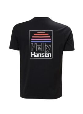 T-Shirt Helly Hansen Core schwarz für Herren.