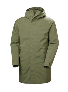 Regenjacke Helly Hansen Brussel grün für Herren.