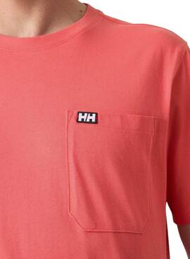 T-Shirt Helly Hansen Hudson Koralle für Herren