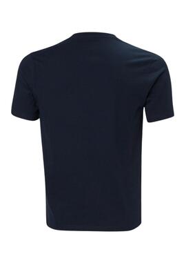 T-Shirt Helly Hansen Hudson in Marineblau für Herren.