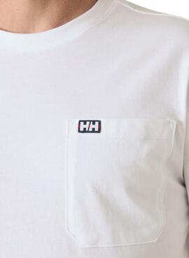 T-Shirt Helly Hansen Hudson weiß für Herren.