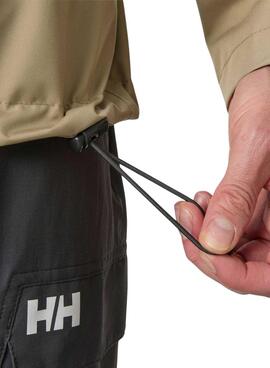 Damenjacke Helly Hansen Crew Midlayer Kamel mit Kapuze