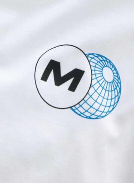 T-shirt Name It Benno mit Miami-Print in Weiß für Jungen.