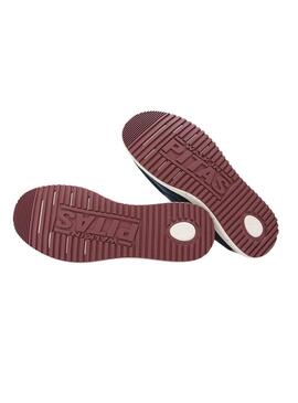 Walkin Pitas Byron Mokassins in Marineblau für Herren