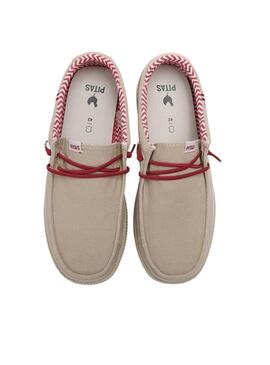 Schuhe Walkin Pitas Ledro beige für Herren