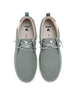 Schuhe Walking Pitas Wallabi Biarritz Türkis für Herren