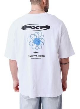 T-Shirt Project x Paris Street Bloom weiß für Herren