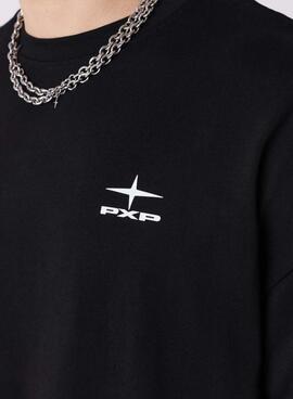 T-Shirt Project x Paris boxy Essentials in Schwarz für Herren