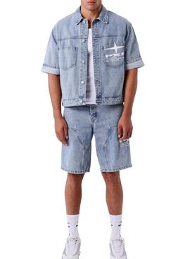 Jeanshemd Project x Paris Kurze Idee für Herren