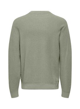 Pullover Only and Sons Tony in Grün für Herren