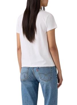 T-shirt Levis Perfect Logo Floral Weiß für Damen