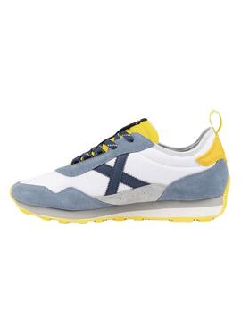 Turnschuhe München UM 91 weiß und blau für Herren