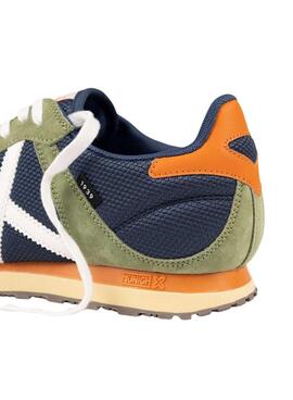 Turnschuhe Munich Massana Classic in Grün und Marine für Herren.