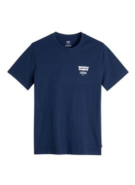 Levis T-Shirt Pizza in Marineblau für Herren