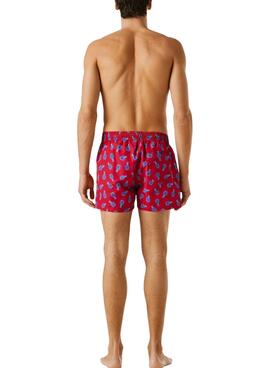 Badehose Pepe Jeans Funky Lobster in Rot für Herren
