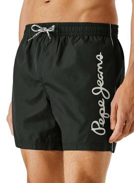 Badehose Pepe Jeans Logo Schwarz für Herren