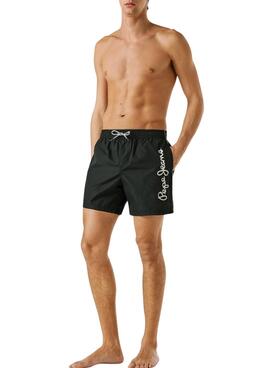 Badehose Pepe Jeans Logo Schwarz für Herren