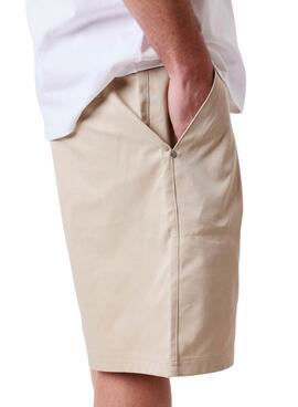 Kurze chinesische Hose Project x Paris Hustle in Beige für Herren.