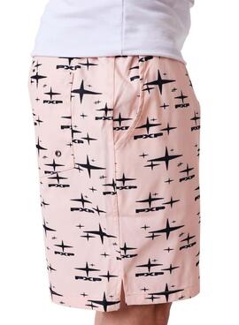 Badeshorts Project x Paris Starfield rosa bedruckt für Herren