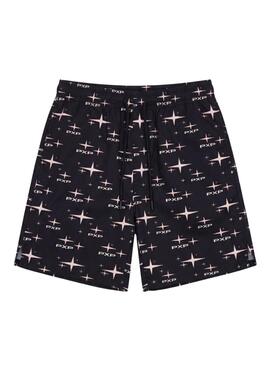 Badehose Project x Paris Starfield Schwarz bedruckt für Herren