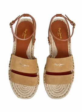 Sandalen Pepe Jeans Auri beige für Damen.