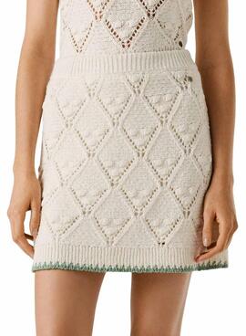 Rock Pepe Jeans Kaira weiß für Damen