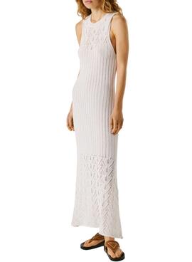 Kleid Pepe Jeans Kenia weiß für Damen